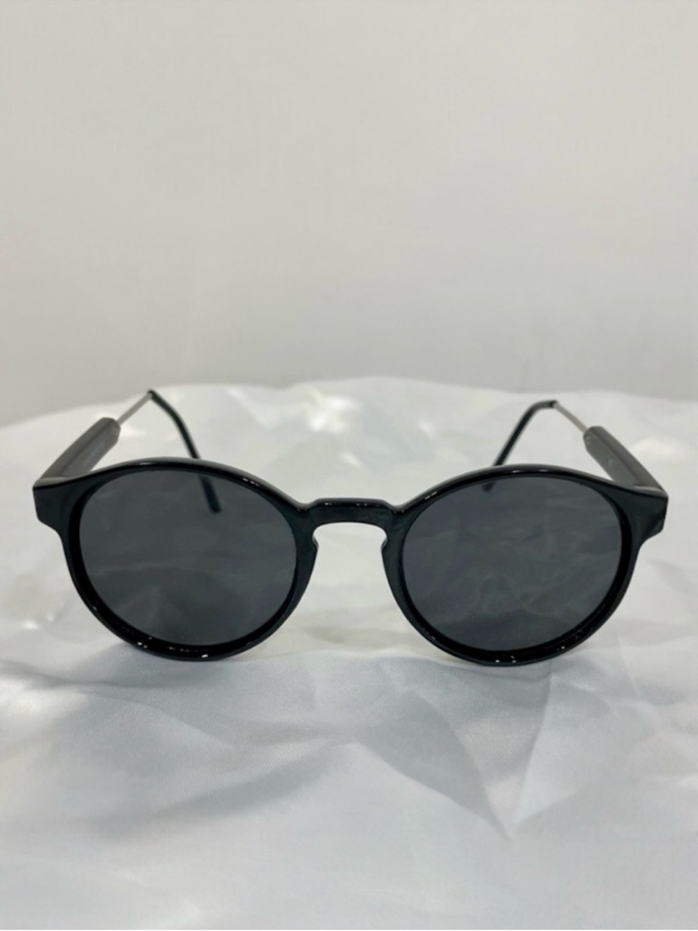 🩵6/$30 — Black Round Sunglasses - Classic Retro Style